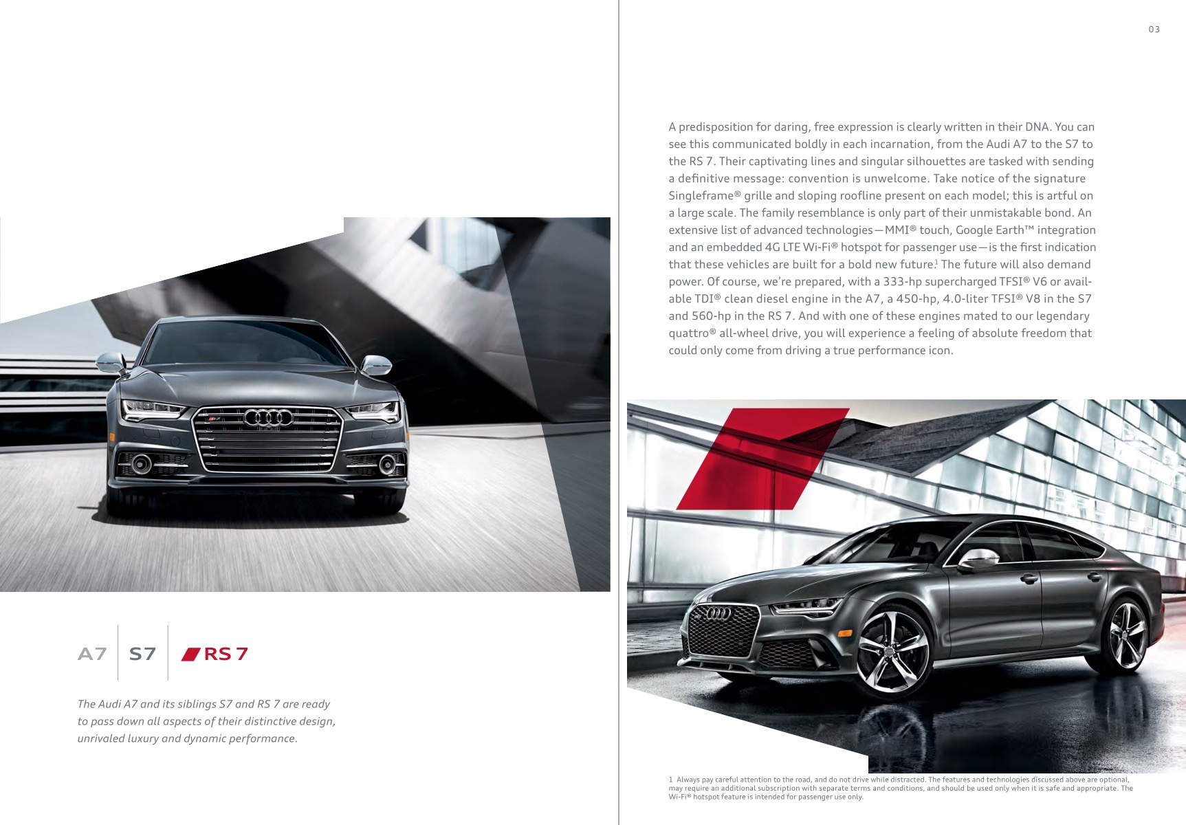 2016 Audi A7 Brochure Page 23